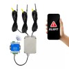 4G KP Temperature & Power Status Monitor with 3 Heavy Duty 20 metre Probes.