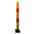 900mm High, Fold Down Parking Post & Red Band