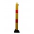 900mm High, Fold Down Parking Post & Red Band