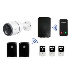 Battery 4G UltraDIAL Alarm with 2 x Outdoor BT PIR's & 1 x Battery 4K 4G Quality Camera with Smart Detection