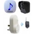 DA600+ Battery PIR & Wireless Receiver (Driveway Alarm) with remote control chime receiver