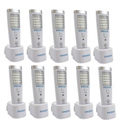 10 Mains Plug in Power Failure LED Torch