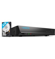 NVR Recorder 4TB / 16 channels / PoE / Up to 4K / Built-in hard drive (Reolink)