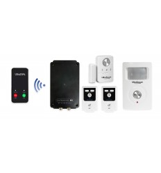 4G UltraDIAL Battery Van Alarm with a Wireless BT PIR & Vibration Door Contact