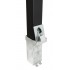 H/D Black 100P Removable Parking & Security Post