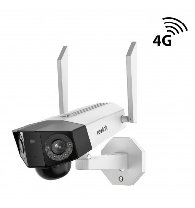 Dual Lens WiFi Reolink (Duo WiFi) CCTV Camera - Smart Person & Vehicle Detection, 2K 4MP, Colour Night Vision