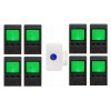 Heyo-Alert Wireless Panic Alert with 8 x Portable Receiver Pagers - Kit 19