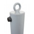 Grey 900 -76 Fold Down Parking Post with Integral Lock & Top Mounted Eyelet (001-4810 K/D, 001-4800 K/A).