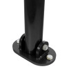 610 Black Fold Down Parking Post, Yellow Reflective Bands (001-** K/D, 001-** KA)