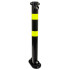 610 Black Fold Down Parking Post, HI-VIS Reflective Bands (001-** K/D, 001-** KA)