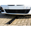 610 Black Fold Down Parking Post, Silver Reflective Band (001-** K/D, 001-** KA)