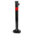 610 Black Fold Down Parking Post, Red Reflective Band (001-** K/D, 001-** KA)