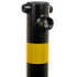 610 Black Fold Down Parking Post, Yellow Reflective Band (001-** K/D, 001-** KA)