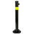 610 Black Fold Down Parking Post, HI-VIS Reflective Band (001-** K/D, 001-** KA)