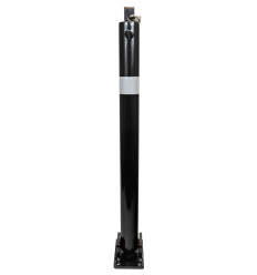 810 Black Fold Down Parking Post with  Reflective Silver Band (001-4942 K/D, 001-4932 K/A).