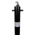 810 Black Fold Down Parking Post with  Reflective Silver Band (001-** K/D, 001-** K/A).