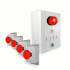 2 Channel 800 metre Wireless Panic or Entrance Alarm with Sirens & Strobes