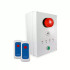 2 Channel 800 metre Wireless Panic or Entrance Alarm with Sirens & Strobes