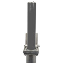 Grey RB-200B Retractable Telescopic Security Bollard (001-4960 K/D, 001-4950 K/A).