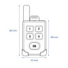 DA600+ Portable Receiver - 600 metre Wireless Range