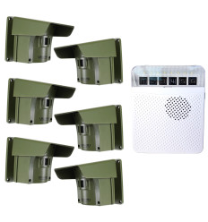 Protect 800 Driveway Alert System - 5 x PIR's with New Multiple Lens Caps