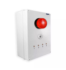 Wireless Alert System 300m - 2 Emergency Stop Buttons / Siren / Flash / LEDs / Stop Button (DA600+)
