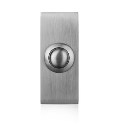 Long Range 800 metre Wireless Doorbell with Brushed Silver Push Button