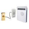 Long Range 800 metre Wireless Doorbell Kit with Brass Push Button (Protect 800)
