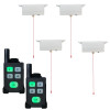 Wireless Portable Disabled Toilet (600 metre) Alert System  with 4 Pull Cords & Dual Pagers (DA600+)