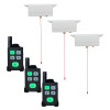 Wireless Portable Disabled Toilet (600 metre) Alert System  with 3 Pull Cords & 3 Pagers (DA600+)