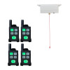 Wireless Portable Disabled Toilet (600 metre) Alert System (DA600+) with 4 Pagers
