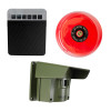 Protect 800 Driveway Alert System (with new multiple lens caps) & a Wired Bell - Black