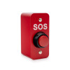 Heavy Duty Red External Push Button embossed with SOS