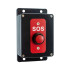 High-Resistance Wireless Button, 800m / Black Enclosure, Universal "Bell" Symbol (PROTECT 800 Range)