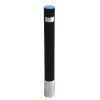 H/D Removable Round Black Security Post