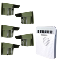 Protect 800 Driveway Alert System - 5 x PIR's with New Multiple Lens Caps