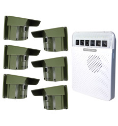 Protect 800 Driveway Alert System - 5 x PIR's with New Multiple Lens Caps