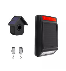 600m Solar Powered Wireless motion alert system with 1 bird box PIR (DA600+)