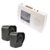 600m Wireless Garden & Driveway Alarm Kit – 1 Battery PIR Sensor with Dual Solar Panels, 4 Channel Indoor Receiver (DA600+)