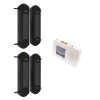 Perimeter Alarm with 2 sets of 1B-100 (900m) Wireless Solar Beams & 4-channel Receiver (DA600+)