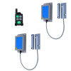 Long Range Wireless Gate Contact Alert (600m) – Entry Notification System with 2 Gate Contacts & Pager Receiver (DA600+)
