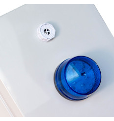Wireless Lockdown Control Box with Blue Strobe & Multi-Tone Siren