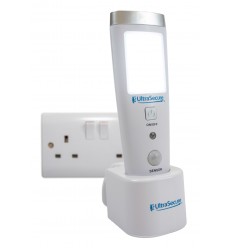10 Mains Plug in Power Failure LED Torch