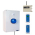Wireless Lockdown Control Boxes with Blue Strobes, Multi-Tone Sirens, Signal Repeater, Portable Trigger & Stop Buttons