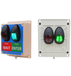 Green & Red Wireless Door Entry Lighting Control System 