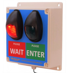 Green & Red Wireless Door Entry Lighting Control System 