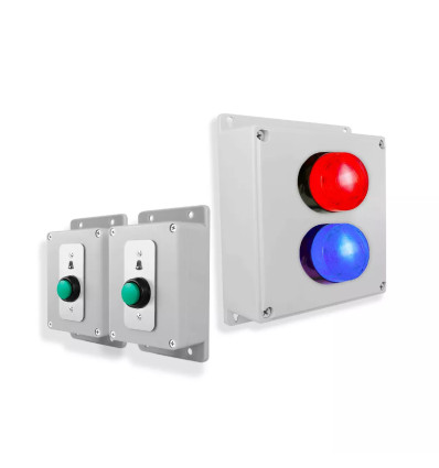 Wireless Warehouse/Industrial Doorbell Kit with Battery Operated Simple Bell & Button (PROTECT 800) Wireless Warehouse/Industrial Doorbell Kit with Battery Operated Simple Bell & Button (PROTECT 800)