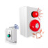 Wireless Warehouse & Industrial Doorbell Kit – Battery Operated Bell & Push Button (PROTECT 800)