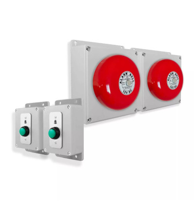 Wireless Warehouse & Industrial Doorbell Kit – Battery Operated Bell & Push Button (PROTECT 800) Wireless Warehouse & Industrial Doorbell Kit – Battery Operated Bell & Push Button (PROTECT 800)