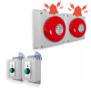Wireless Warehouse & Industrial Doorbell Kit – Battery Operated Bell & Push Button (PROTECT 800)